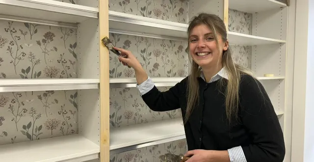photo  faustine challe, 24 ans, va ouvrir en avril 2026 l’atelier de fofo, un café céramique et concept store dans le centre-ville de flers (orne).  &copy;  ouest-france 