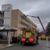 photo  le mans, jeudi 19 février 2026. les trois étages du bâtiment d’enseignement de l’ufr ont été vérifiés au peigne fin par les pompiers. 