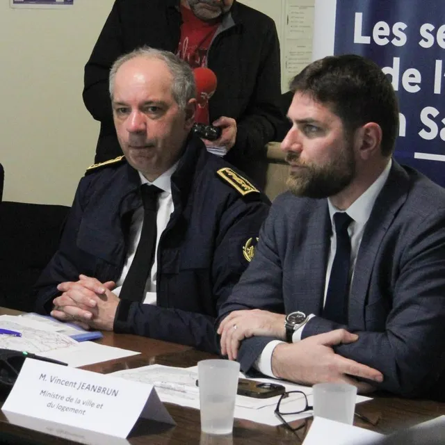 photo le point de situation a eu lieu en fin d’après-midi au mans, jeudi 19 février 2026, avec le ministre de la ville et du logement, vincent jeanbrun.  ©  ouest-france
