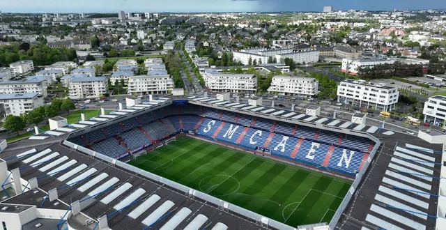 photo  le stade michel-d’ornano de caen a-t-il inspiré la réhabilitation du stade auguste-bonal de sochaux ? réponse ci-dessous.  &copy;  thomas bregardis / ouest-france 