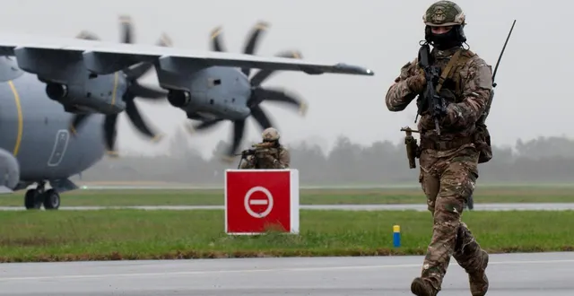 photo  l’aéroport de montoir-de-bretagne a accueilli ce jeudi les militaires en exercices de l’opération orion 26.  &copy;  thierry creux / ouest-france 