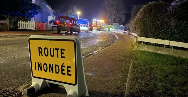 photo  un incendie s’est déclaré rue de la prairie à la ferté-bernard.  &copy;  le maine libre 