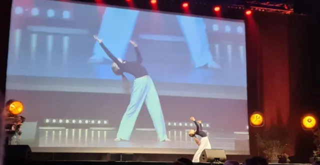 photo  louisa, 15 ans, était sur la scène de l’arena loire.  &copy;  co 