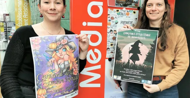 photo  la médiathèque et le service culturel se font complices de la maison des habitants qui chapeaute le carnaval de la sorcière.  &copy;  le maine libre 