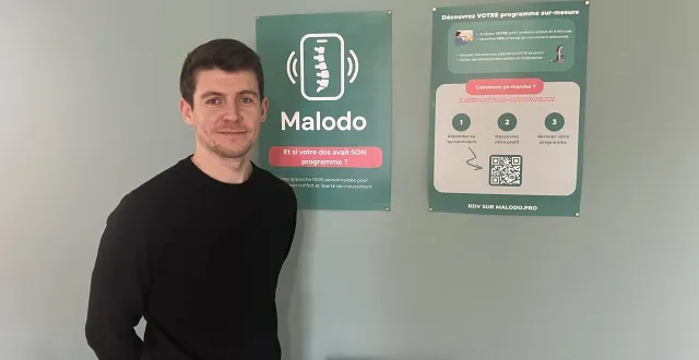 photo  le kinésithérapeute jimmy renaud a lancé malodo pour apporter une solution au délai d’attente d’un rendez-vous.  &copy;  ouest-france 