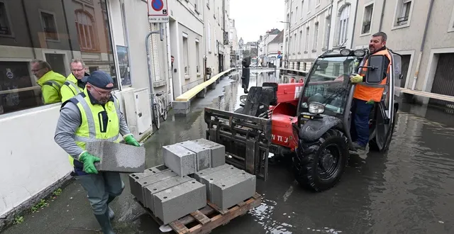 photo  maine-et-loire. crues à angers. photo : jérôme fouquet/ouest-france.  &copy;  jérôme fouquet/ouest-france 