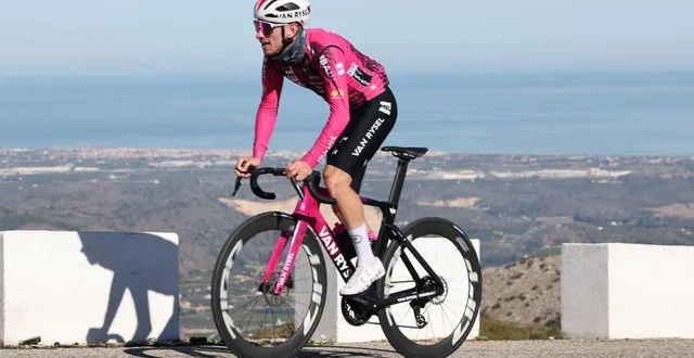 photo  killian théot dispute sa deuxième saison chez les professionnels avec van rysel – roubaix.  &copy;  van rysel – roubaix / laurent sanson/maxime verhaeghe 