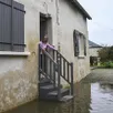 photo  vivoin, vendredi 20 février 2026. magali est en télétravail depuis le début de la crue. près de 40 cm d’eau ont inondé sa rue et la cour de sa maison. 