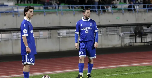 photo  les chamois niortais st-flo d’ilan bobineau et jérémy audoin veulent jouer leur chance à fond en coupe de nouvelle-aquitaine, face à rochefort.  &copy;  co - benoit felace 