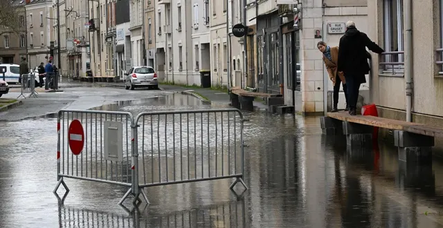 photo  le maine-et-loire est en vigilance rouge crue depuis lundi 16 février.  &copy;  laurent combet - le courrier de l’ouest 