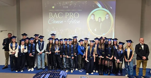 photo  vendredi 13 février 2026, la maison familiale rurale du perche (mfr) a organisé sa première cérémonie officielle de remise de diplômes.  &copy;  ouest-france 