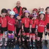 photo au total, 12 jeunes patineurs du vsf roller ont participé à une compétition à sablé-sur-sarthe.