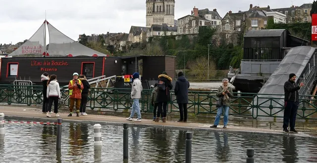 photo  des inondations l’hiver (ici quai des carmes, à angers) ne garantissent rien pour l’été.  &copy;  laurent combet 