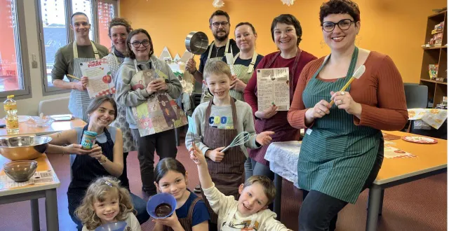 photo  les participants étaient enjoués à la fin de l’atelier.  &copy;  le maine libre 