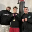 photo la ferté-bernard, mardi 17 février 2026. à 13 ans, marlon poussin a été sacré champion de france de boxe.