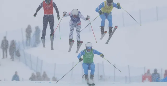 photo  simone deromedis a été sacré champion olympique du skicross.  &copy;  the yomiuri shimbun via afp 