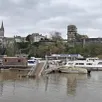 photo la maine en crue à angers (maine-et-loire).