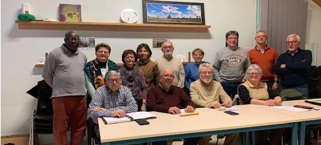 photo  les membres de cls et les représentants d’ecti 72.  &copy;  le maine libre 