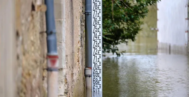 photo  en dépit d’une situation météorologique propice à la décrue, une partie de l’ouest reste sous la menace des inondations.  &copy;  simon torlotin / ouest-france 
