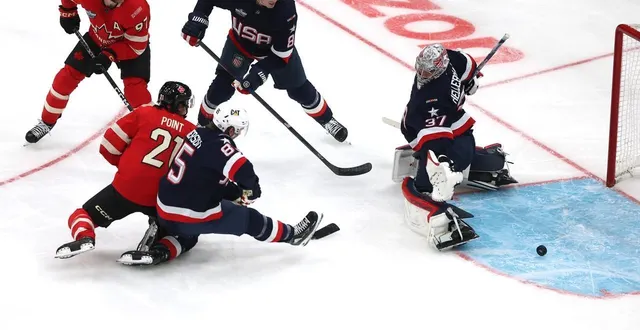 photo  les derniers affrontements entre canada et états-unis, au tournoi des 4 nations, avaient été tendus et disputés.  &copy;  getty images via afp 