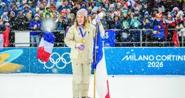 Info insolite océane michelon a remporté l’or olympique sur la mass start.