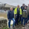 photo depuis le début de la crue, les élus, agents municipaux et communautaires, ainsi que les riverains restent vigilants au niveau de la loire, à mauges-sur-loire.