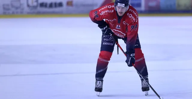 photo  marc-antoine pépin a réalisé un doublé contre meudon (6-2), samedi 21 février 2026.  &copy;  marc olejnik 