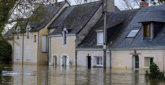 photo  le village de cheffes est particulièrement touché par les crues.  &copy;  archives simon torlotin / ouest-france 