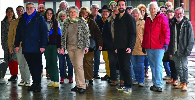 photo  marylène souchard emmène une liste de sensibilité de gauche appelée «agir ensemble» en vue des élections municipales des 15 et 22 mars 2026 à bazouges-cré-sur-loir, près de la flèche (sarthe).  &copy;  photo fournie par la liste 