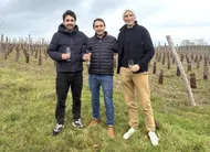 photo  aloïs, amaury et mayeul bazin de jessey ont déposé une offre de reprise du domaine du closel. 