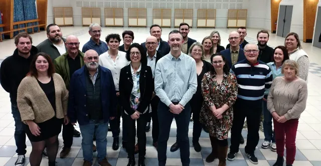 photo  nicolas poitou (au centre) conduira la liste « trémentines : une dynamique pour réussir ». est absente de la photo, laëtitia cherbonnier, colistière complémentaire.  &copy;  co 