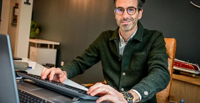 photo  édouard chalmin est président du club ci-mans (club immobilier du mans).  &copy;  photo le maine libre – yvon loué 