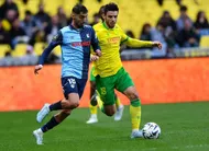 photo  fabien centonze était soulagé après la victoire des siens face au havre. 