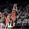 photo  elie okobo, élu mvp de la leaders cup a fait du mal aux manceaux. 