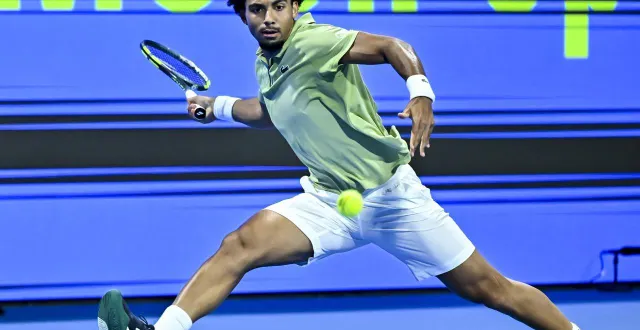 photo  battu en finale de l’atp 500 de doha par carlos alcaraz, samedi 21 février, arthur fils a gagné des places au classement atp.  &copy;  noushad thekkayil / nurphoto via afp 