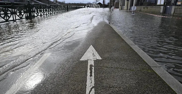 photo  la décrue des cours d’eau est lente en maine-et-loire.  &copy;  ouest-france 