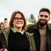photo  tiphaine verley et romain doublet, associés dans komax production, lors des enregistrements des vidéos de 15 influenceuses et influenceurs, fin 2025, pour une campagne de recrutement de l’armée de terre, sur les réseaux sociaux. 
