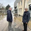 photo  angers, rue ernest-eugène-duboys, le 23 février 2026. maxime tranchant, président de l’association de gestion du quart’ney, et stéphane germain, vice-président, devant la maison de quartier, fermée depuis jeudi au public. 