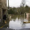photo  malgré la décrue, les inondations continuent de perturber les routes en sarthe. 