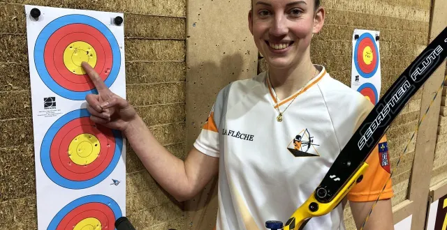 photo  membre de l’équipe de france de 2015 à 2019, océane est actuellement licenciée à la compagnie d’arc de la flèche.  &copy;  archives le maine libre 