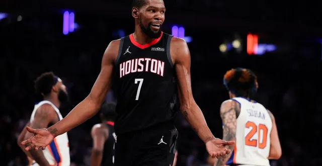 photo  kevin durant se projette déjà vers les jeux de los angeles.  &copy;  ishika samant / getty images via afp 