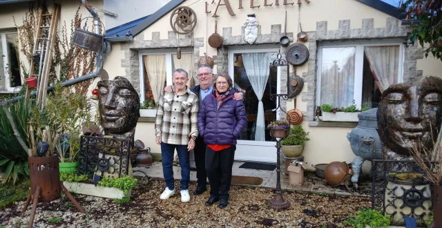photo  à gauche, marc llongariu, président du passé (ré) créatif, françois jouanneaux, coordinateur du printemps des rillettes mamertin, et nathalie morel, membre et bénévole de l’association.  &copy;  ouest-france 