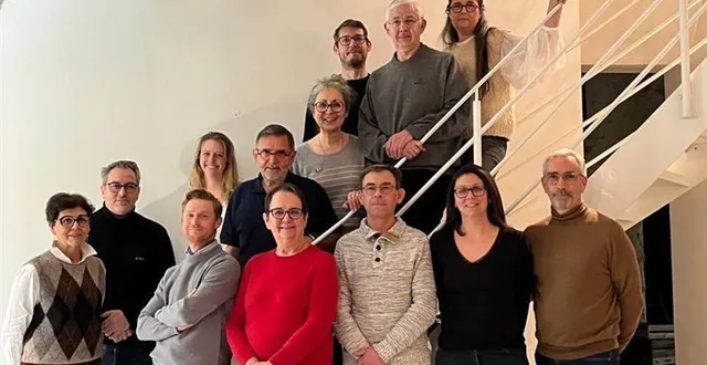 photo  hervé d’andigné présente sa liste « maigné notre village » pour les municipales des 15 et 22 mars 2026 à maigné.  &copy;  aure coquelet 