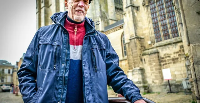 photo  mstyslav yourchenko, réfugié ukrainien, est arrivé en france en 2022, au début de l’invasion de l’ukraine par la russie.  &copy;  le maine libre - yvon loué 