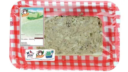 photo  le pâté en tranches rappelé pour risques de listeria. 
