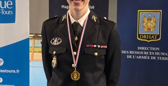 photo  océane guy, licenciée à la compagnie d’arc de la flèche (sarthe) est devenue pour la deuxième année consécutive championne de france militaire de tir à l’arc ce lundi 23 février 2026 à joué-lès-tours (indre-et-loire).  &copy;  compagnie d’arc de la flèche 