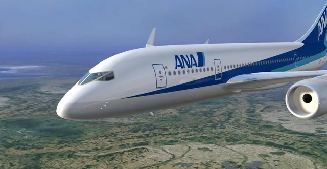 photo  le boeing de la compagnie ana a été victime d’une avarie mécanique qui a contraint l’équipage à faire demi-tour.  &copy;  sipa 