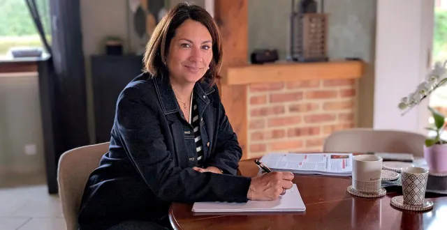 photo  cathie brené mène la liste « marigné-laillé 2026 : poursuivre ensemble » aux élections municipales de mars 2026.  &copy;  ouest-france 