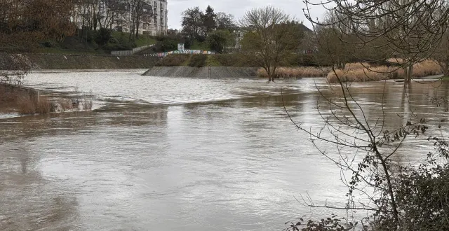photo  l’île-aux-planches avait rempli parfaitement son rôle de déversoir lors des crues du 20 février dernier.  &copy;  ouest-france 