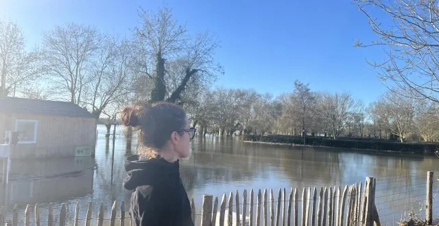 photo  malgré un mardi 24 février doux et ensoleillé, le niveau de l’eau peine à baisser significativement.  &copy;  co 